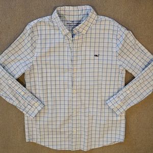 Vineyard Vines Boys Button Down - On The Go Performance Brrrr